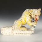 Temple Fragment depicting Feline