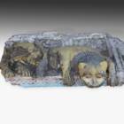 Temple Fragment depicting Perched Cat