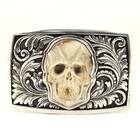 Belt Buckle with Skull Motif